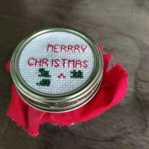Christmas mason jar